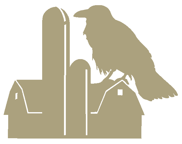 GOLD- Crowbarn Sticker
